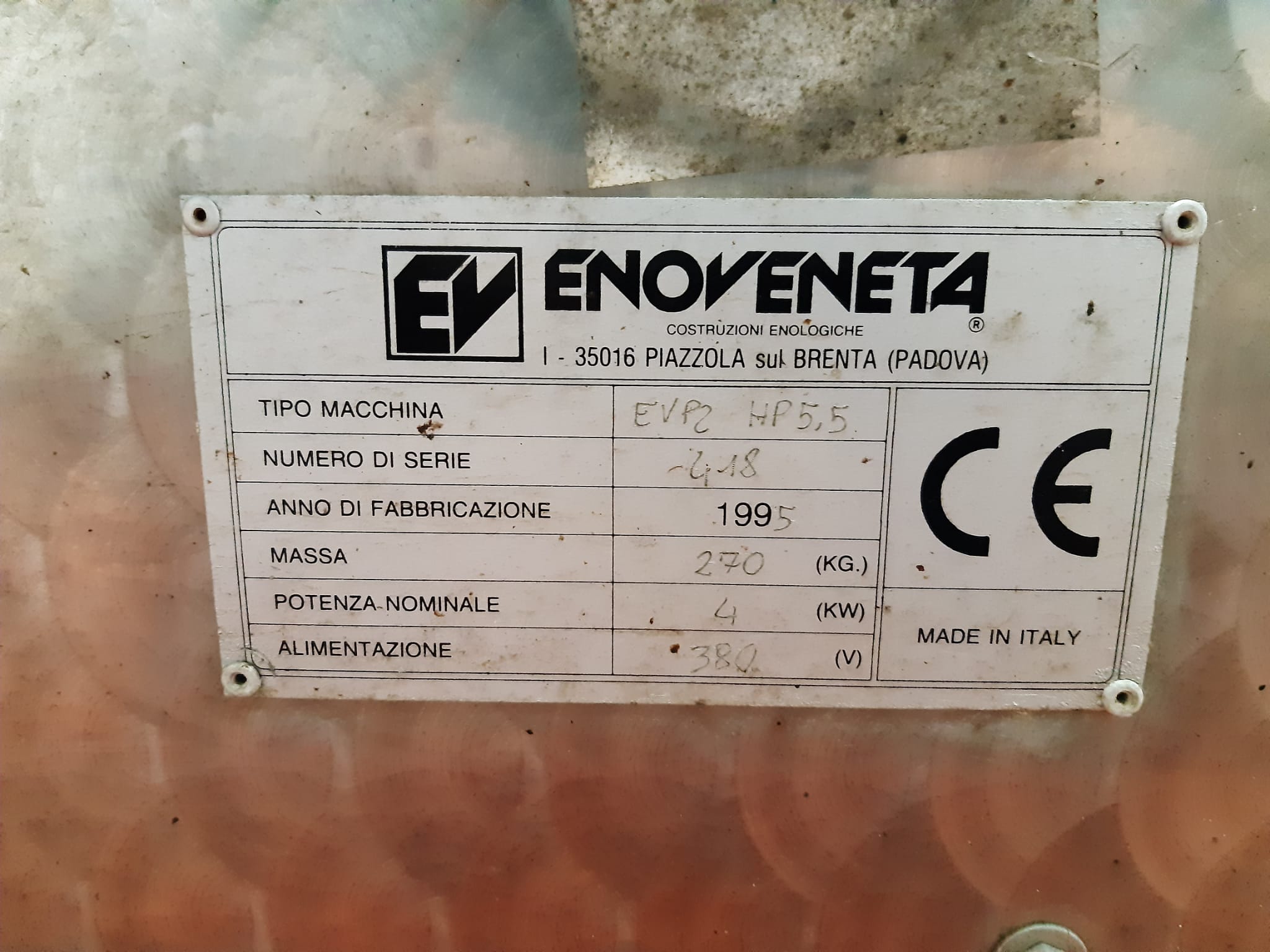 Pompa Vinaccia Enoveneta EVP2 kw 4 – 1